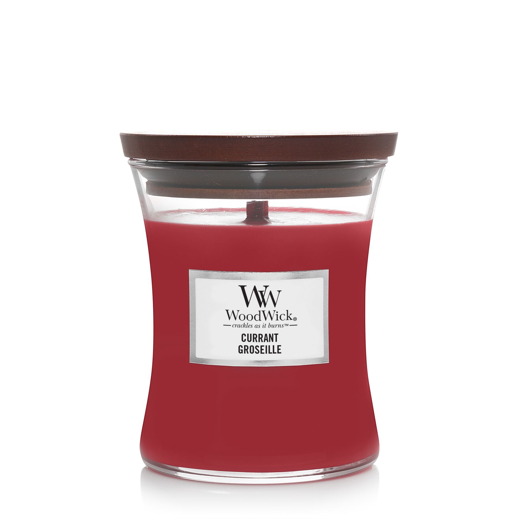 Ароматична свічка з ароматом солодкої смородини та сочного мандарину Woodwick Medium Currant 275 г - фото №1 Ароматична свічка з ароматом солодкої смородини та сочного мандарину Woodwick Medium Currant 275 г - фото №1